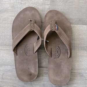 Men’s Rainbow flip flops sandals size 12 XL